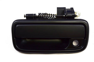 PT Auto Warehouse TO-3246S-FL - Outer Exterior Outside Door Handle, Smooth Black - Driver Side Front