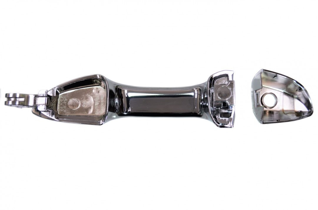 PT Auto Warehouse TO-3289M-FP - Exterior Outer Outside Door Handle, Chrome - Front Left/Right Pair