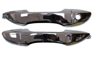PT Auto Warehouse TO-3289M-FPK - Exterior Outer Outside Door Handle, Chrome - Front Left/Right Pair
