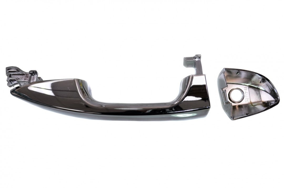 PT Auto Warehouse TO-3289M-FPK - Exterior Outer Outside Door Handle, Chrome - Front Left/Right Pair