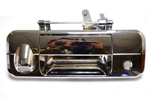 PT Auto Warehouse TO-3952M-T1 - Tailgate Handle, Chrome - with Camera Hole