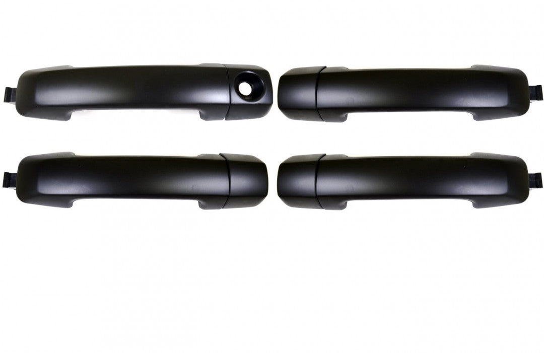 PT Auto Warehouse TO-3952P-QPK - Exterior Outer Outside Door Handle, Primed Black - Front/Rear Left/Right, Set of 4